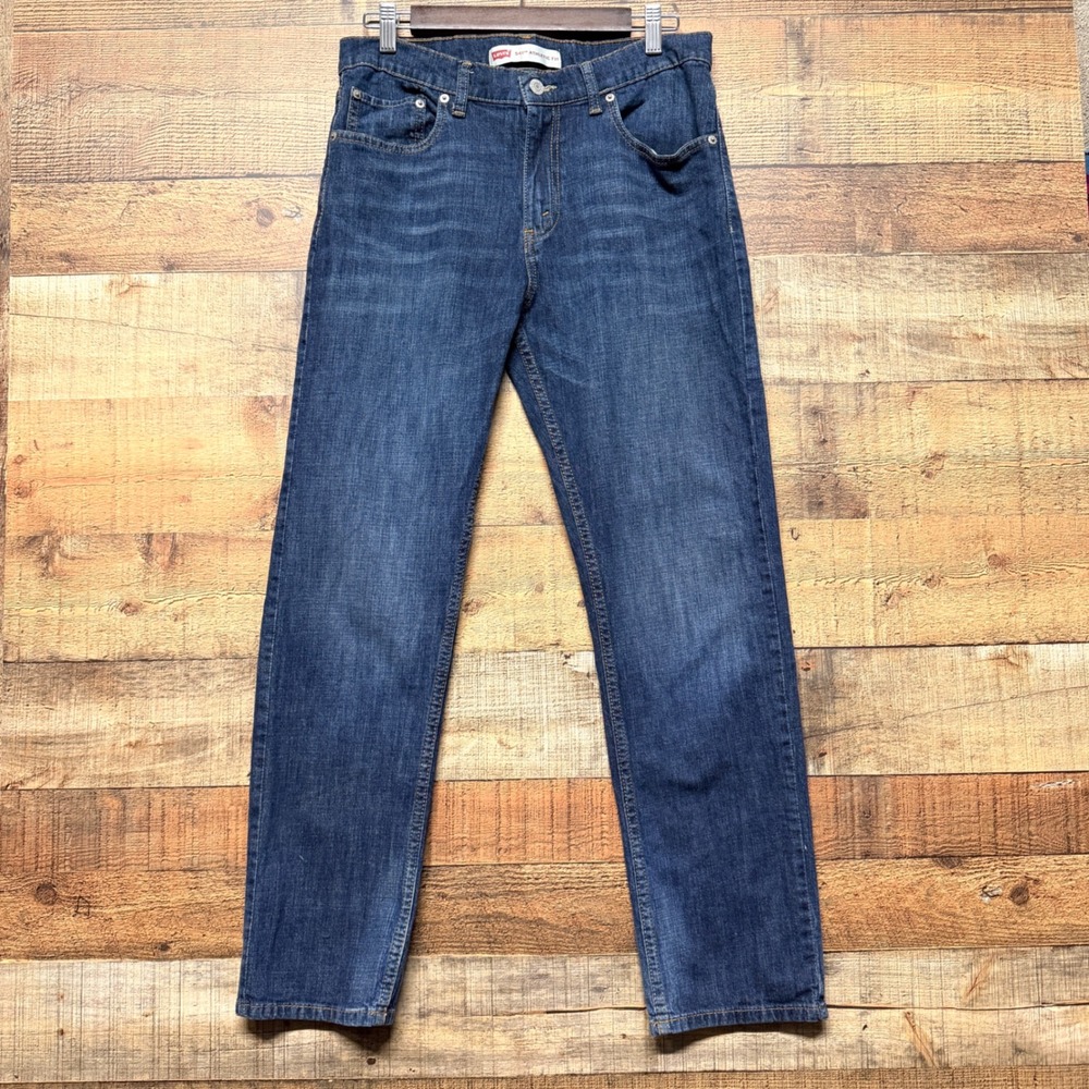 Levis 541 Athletic Fit Jeans Mens 30x30 Medium Wash Blue Denim Straight Leg